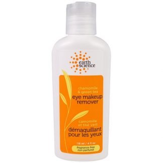 Earth Science, アイメイク落とし　カモミール & グリーンティー　無香料　4 fl oz (118 ml)