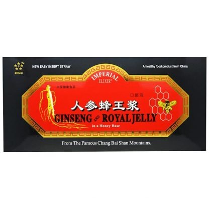 Imperial Elixir, 高麗人参とローヤルゼリー, ハチミツベース, 30 本, 各 0.34 液量オンス (10 ml)