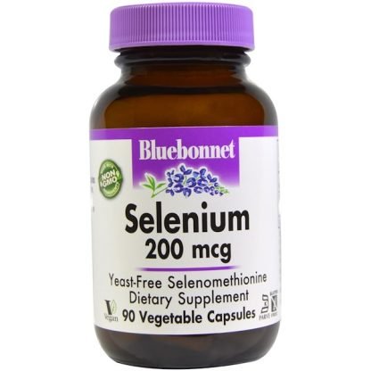 Bluebonnet Nutrition, Selenium,  Selenomethionine, 200 mcg, 90 Vegetable Capsules