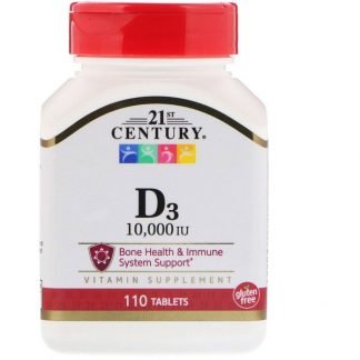 21st Century, D3,10,000IU、110錠