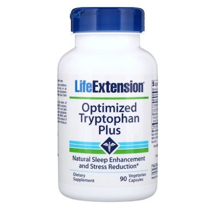 Life Extension, 最適化済みトリプトファンプラス、ベジタリアン用カプセル90錠