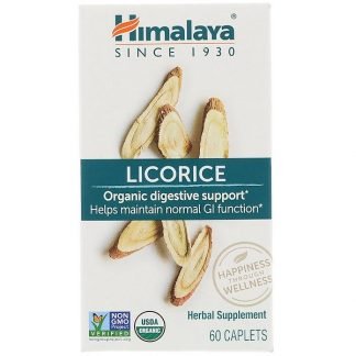 Himalaya, 甘草、胃のサポート、60錠