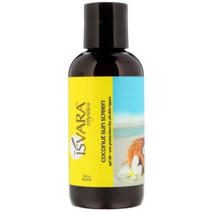 Isvara Organics, ココナッツサンスクリーン,  5.5 液量オンス (162 ml)