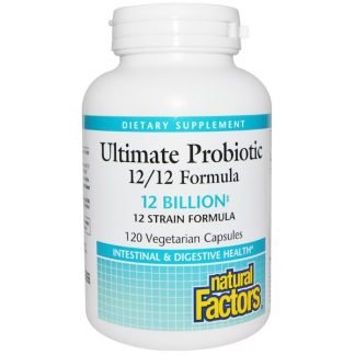 Natural Factors, 究極のプロバイオティクス, 12/12フォーミュラ, 120粒（ベジタリアンカプセル）