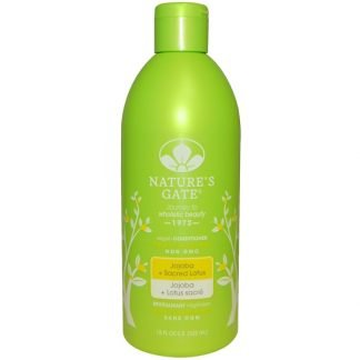 Nature's Gate, 再活性化コンディショナー, ホホバ＋ハス, 18液量オンス（532 ml）