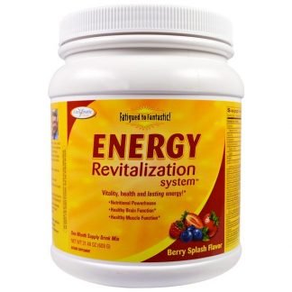 Enzymatic Therapy, ヘトヘトから気分爽快に！ エネルギー活性化システム、はじけるベリー味、21.48オンス(609 g)