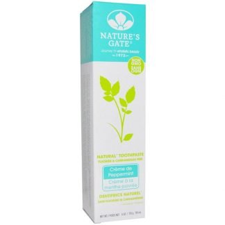 Nature's Gate, ナチュラル歯磨き粉、クレム・ド・ペパーミント、6 オンス (170g)