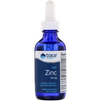 Trace Minerals Research, イオン亜鉛、50mg、59ml（2fl oz）