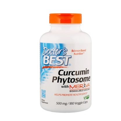 Doctor's Best, クルクミン・フィトサム, Meriba® フューチャリング, 500 mg, 180 ベジカプセル