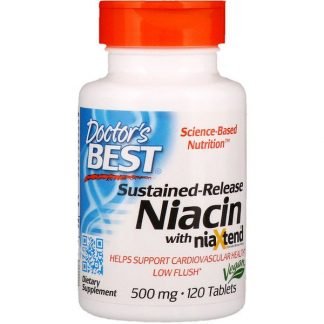 Doctor's Best, niaXtend配合徐放性、500mg、120錠