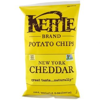 Kettle Foods, ポテトチップス、ニューヨーク・ チェダーチーズ (142 g)