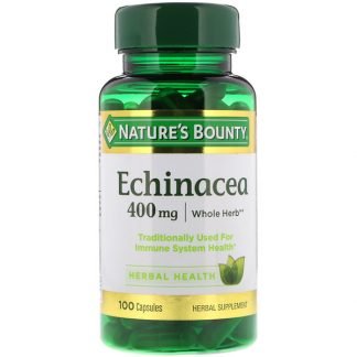 Nature's Bounty, エキナセア、400 mg、 カプセル100 錠