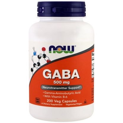 Now Foods, GABA、500 mg、200カプセル