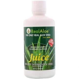 Real Aloe, アロエベラジュース, 32液量オンス（960 ml）