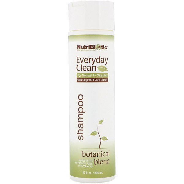 NutriBiotic, Everyday Clean(エブリデイクリーン)、シャンプー、ボタニカルブレンド、296ml(10fl oz)