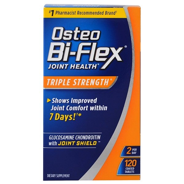Osteo Bi-Flex, グルコサミン・コンドロイチン(5-ロキシン配合)アドバンス・ジョイント・ケア, トリプル・ストレングス, 120 コーティング・カプレット
