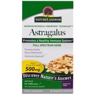 Nature's Answer, アストラガルス、500mg、90ベジキャップ