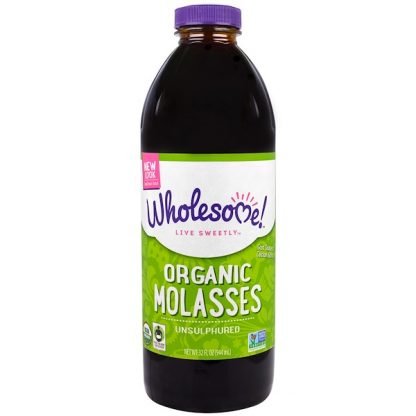 Wholesome , オーガニック・モラセス（糖蜜）、硫黄添加物なし、32 fl oz (944 ml)