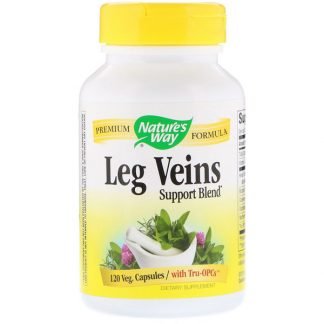 Nature's Way, Leg Veins Support Blend, 120 Veg Capsules