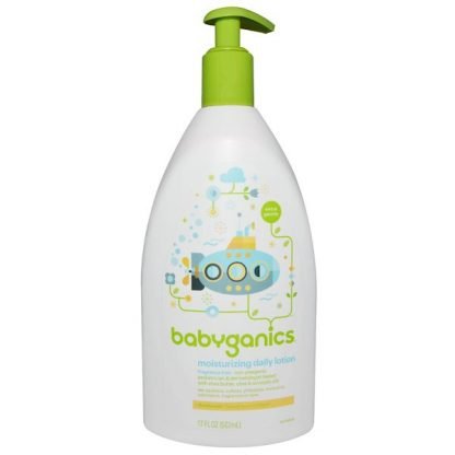 BabyGanics, 特別穏やか, 毎日の保湿ローション, 無香料, 17液量オンス（502 ml）