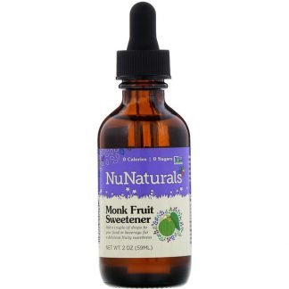 NuNaturals, Monk Fruit Sweetener, 2 oz (59 ml)