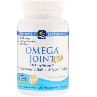 Nordic Naturals, Omega Joint Xtra™（オメガ関節エキストラ）、1000 mg、90 ソフトジェル