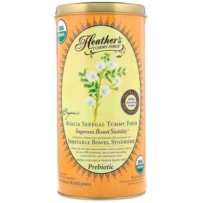 Heather's Tummy Care, タミーファイバー、オーガニックアカシアセネガルタミーファイバー、453g（16oz）