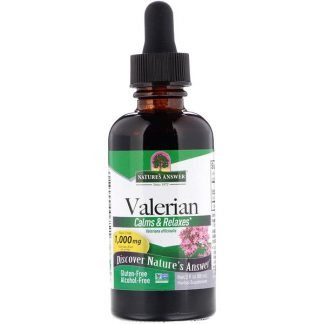 Nature's Answer, バレリアン、 アルコール不使用、 1000 mg、 2 fl oz (60 ml)