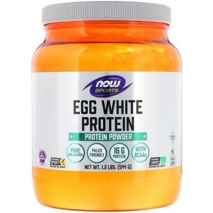 Now Foods, 卵白プロテインパウダー、1.2ポンド (544 g)