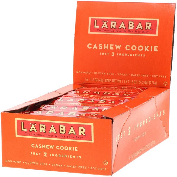 Larabar, カシュークッキー, 16バー, 各1.7オンス (48 g)