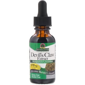 Nature's Answer, Devil's Claw Extract, Alcohol-Free, 370 mg, 1 fl oz (30 ml)