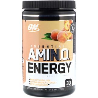 Optimum Nutrition, エッセンシャルアミノエナジー、ホワイトピーチティー、9.5オンス（270g）