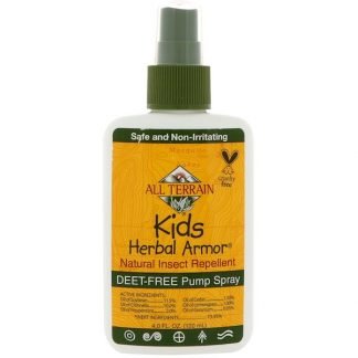 All Terrain, キッズハーバルアーマー（Kids Herbal Armor）, 天然昆虫駆除剤, 4液量オンス (120 ml)