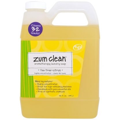 Indigo Wild, ズム・クリーン、アロマセラピー・ランドリーソープ、ティーツリー-シトラス、32オンス (.94 L)