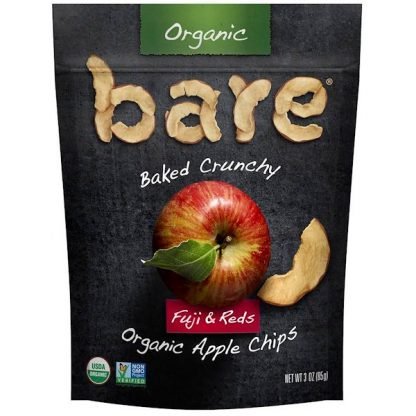 Bare Snacks, ベークド・クランチ・オーガニック・アップル・チップス、ふじ&レッズ、3 oz (85 g)