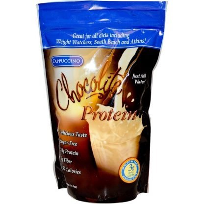 HealthSmart Foods, チョコライト・プロテイン, カプチーノ, 14.7オンス(418 g)