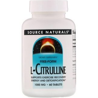 Source Naturals, L-シトルリン、 1000 mg、 60タブレット