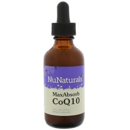 NuNaturals, 最大吸収CoQ10、 2 fl oz (59 ml)