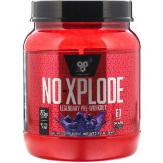BSN, N.O.-Xplode（N.O.-エクスプロード）、レジェンダリープレワークアウト、グレープ、1.11 kg