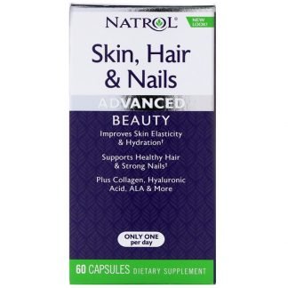 Natrol, 肌・髪・爪用、アドバンスドビューティー、カプセル60粒