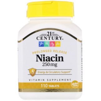 21st Century, ナイアシン、250mg、110錠