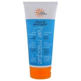 Earth Science, ディープコンディショニングヘアマスク オリーブ& アボカド 6 oz (170 g)