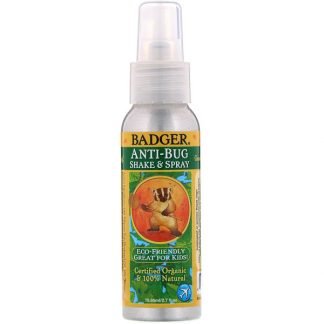 Badger Company, アンチバグ、シェイク＆スプレー、79.85 ml（2.7 fl oz）