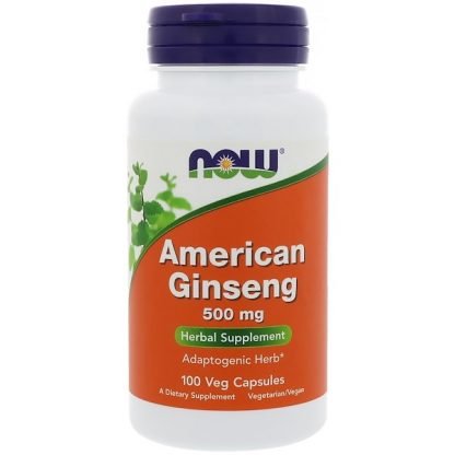 Now Foods, アメリカニンジン, 500 mg, カプセル 100粒