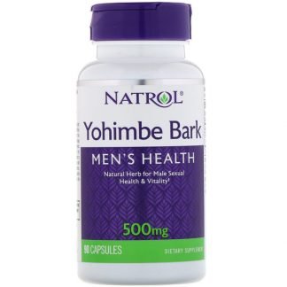 Natrol, ヨヒンベ・バーク、500mg、90カプセル