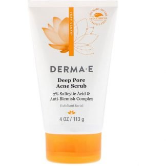 Derma E, ディープポアアクネスクラブ、サリチル酸2％＆ニキビ予防成分、113g（4oz）