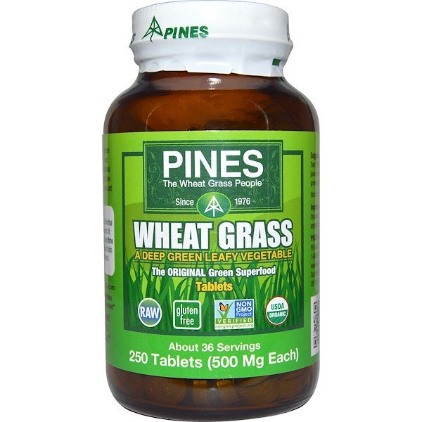 Pines International, カモジグサ, 500 mg, 250錠