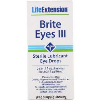 Life Extension, ブライトアイズIII、  2本 (各5 ml )