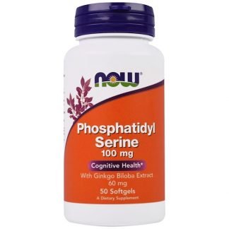 Now Foods, ホスファチジル・セリン 100 mg、50 ソフトジェル
