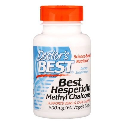 Doctor's Best, ベスト ヘスペリジン, メチルカルコン, 500 mg, 60 ベジタブルカプセル